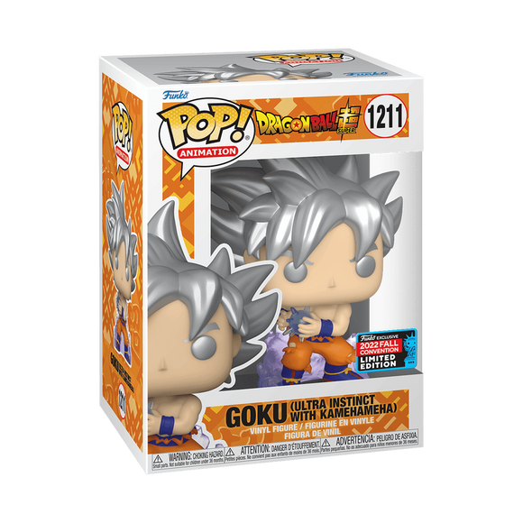 Dragon Ball Super - Goku Ultra Instinct with Kamehameha (2022 Fall Convention LE) #1211 - POP!