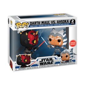 Star Wars - Darth Maul vs. Ahsoka (Gamestop Exclusive) 2-Pack - POP!