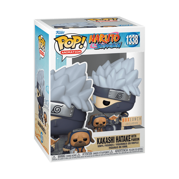 Naruto Shippuden - Kakashi Hatake With Pakkun (Box Lunch Exclusive) #1338 - POP!