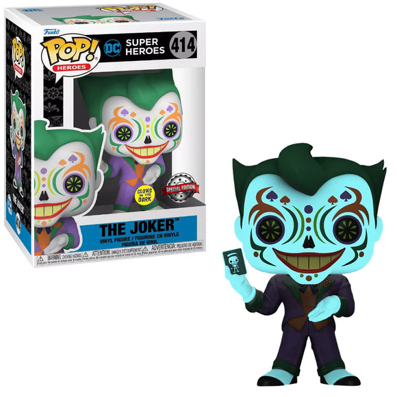 DC Super Heroes - The Joker (GITD/ Special Edition) #414 - POP!