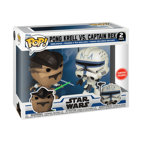 Star Wars - Pong Krell VS. Captain Rex (Gamestop Exclusive) 2 Pack - POP!