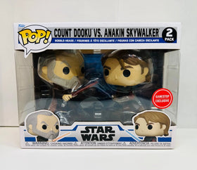 Star Wars - Count Dooku VS. Anakin Skywalker (Gamestop Exclusive) 2 Pack - POP!
