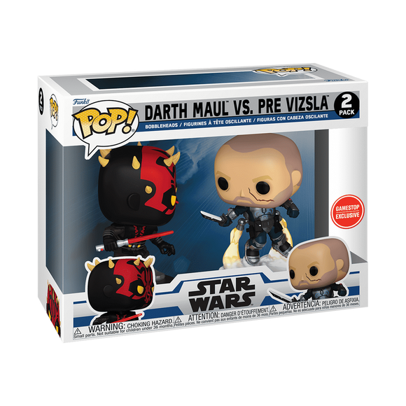 Star Wars - Darth Maul VS. Pre Vizsla (Gamestop Exclusive) 2 Pack - POP!