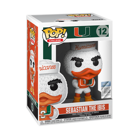 University of Miami - Sebastian the Ibis (Genuine College Product)#12 - POP!