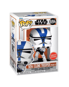 Star Wars - 501st Clone Trooper (Phase 1) (Gamestop Exclusive) #694 - POP!