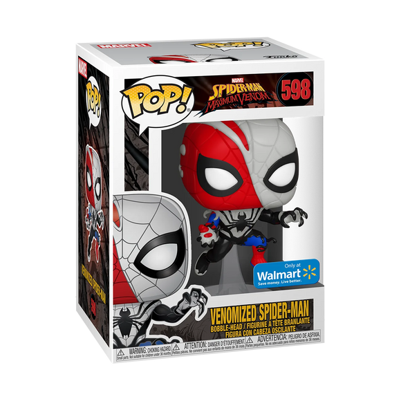 Marvel Spider-Man Maximum Venom - Venomized Spider-Man (Walmart Exclusive) #598 - POP!