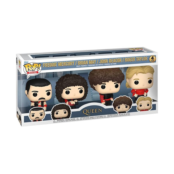 Freddie Mercury/Brian May/John Deacon/Roger Taylor - Queen 4 Pack - POP!