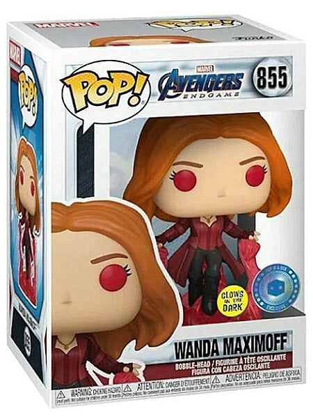 Marvel Avengers - Wanda Maximoff (GITD) (Pop in A Box Exclusive) #855 - POP!