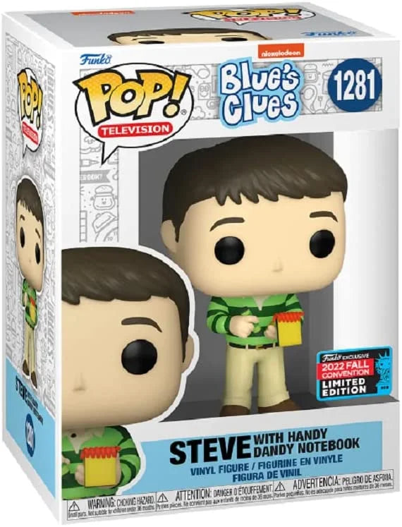 Blue's Clues - Steve With handy Dandy Note Book (2022 Fall Convention) #1281 - POP!