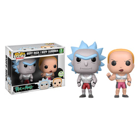 Rick And Morty - Buff Rick/Buff Summer (2017 Funko Spring Convention Exclusive) 2-Pack - POP!
