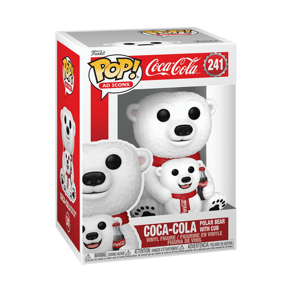 Coca-Cola - Coca-Cola Polar Bear With Cub #241 - POP!