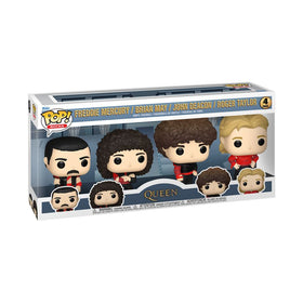 Queen - Freddie Mercury/Brian May/Roger Taylor/John Deacon 4-Pack - POP!