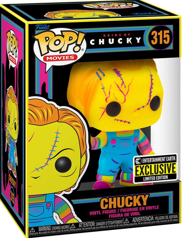 Bride of Chucky - Chucky (Entertainment) (Blacklight) #315 - POP!