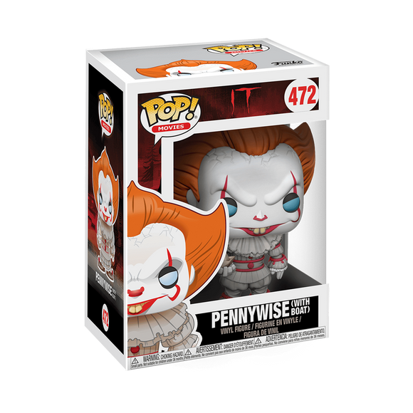 IT - Pennywise With Boat #472 - POP!
