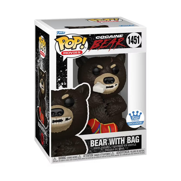 Cocaine Bear - Bear With Bag (Funko Exclusive) #1451 - POP!