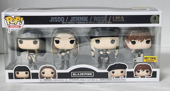 BLACKPINK - Jisso/Jennie/Rosé/Lisa (Hot Topic Exclusive) 4 Pack - POP!