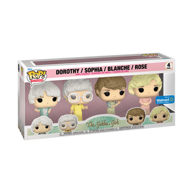 The Golden Girls -  Dorothy/Sophia/Blanche/Rose (Only at Walmart Exclusive) 4-Pack - POP!