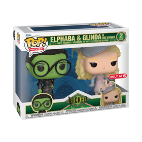 Wicked - Elphaba & Glinda (Target Exclusive)  Pack - POP!