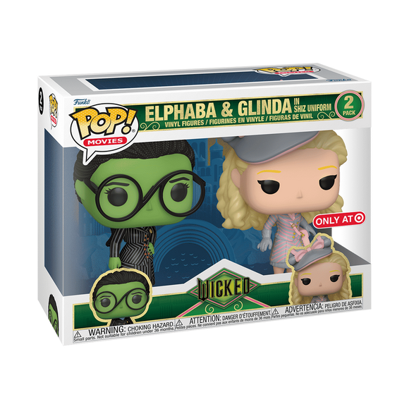 Wicked - Elphaba & Glinda (Target Exclusive)  Pack - POP!