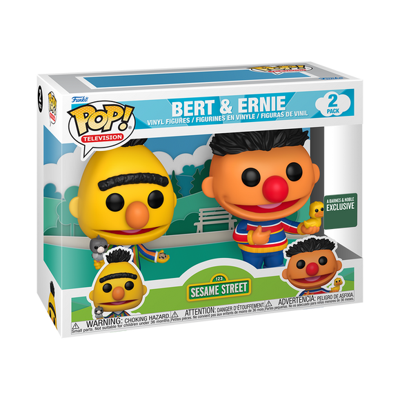 Sesame Street - Bert & Ernie (Barnes & Noble Exclusive) 2 Pack - POP!