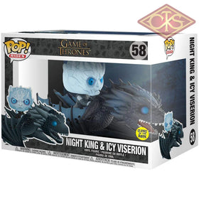 Game Of Thrones - Night King & Icy Viserion (GITD) #58 - POP!