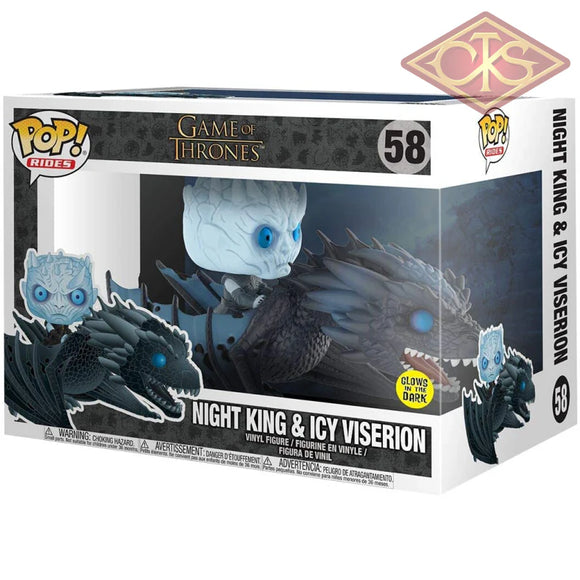 Game Of Thrones - Night King & Icy Viserion (GITD) #58 - POP!