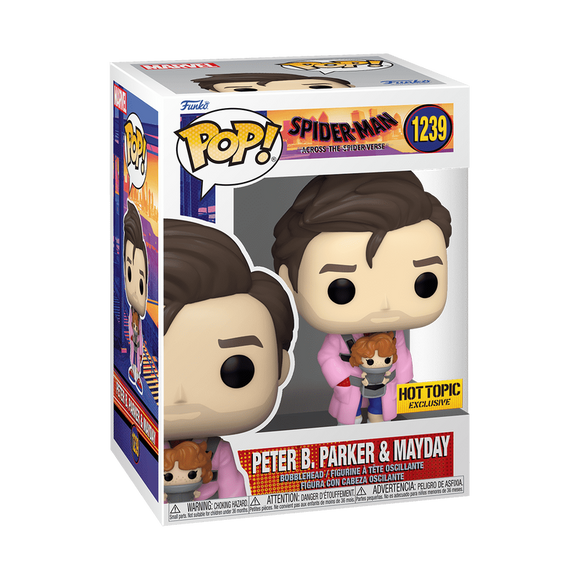 Spider-Man Across the Spider-Verse - Peter B. Parker & Mayday (Hot Topic Exclusive) #1239 - POP!