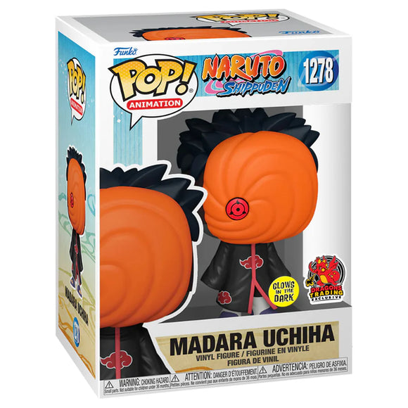 Naruto Shippuden - Madara Uchiha (Dragons Trading Exclusive) (Glow in the Dark) #1278 - POP!