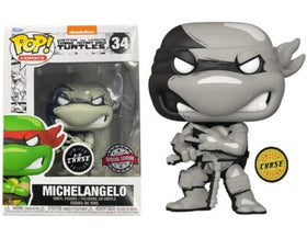Eastman and Laird's Teenage Mutant Ninja Turtles - Michelangelo (Black & White Chase LE - Special Edition) #34 - POP!
