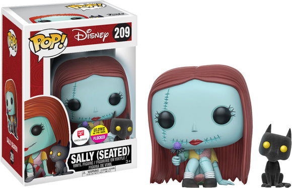 Disney - Sally (Seated) (Glow In The Dark/ Flocked) (Walgreens Exclusive) #209 - POP!