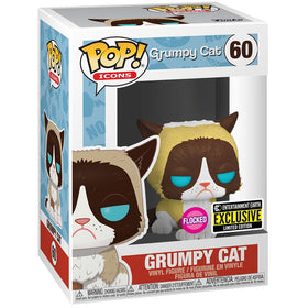 Grumpy Cat - Grumpy Cat (Flocked/ Entertainment Earth Exclusive) #60 - POP!