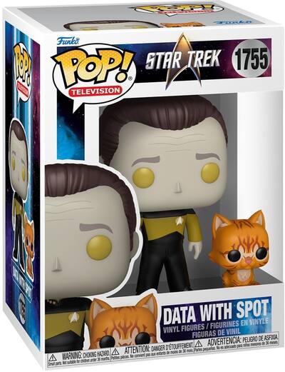Star Trek - Data With Spot #1755 - POP!
