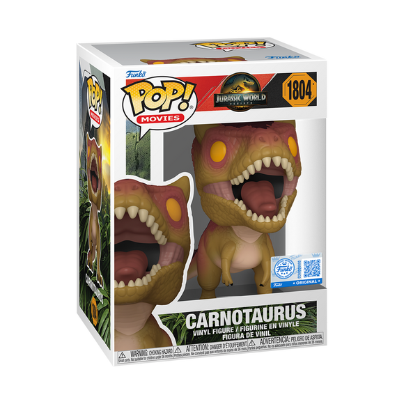 Jurassic World - Carnotaurus (Funko Special Edition) #1804 - POP!