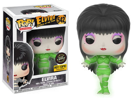 Elvira Mistress Of Darkness - Elvira (Hot Topic GITD Chase) #542 - POP!