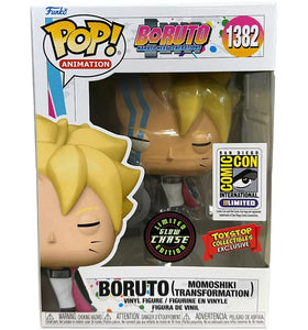 Boruto Next Generations - Boruto Momoshiki Transformation (Toy Stop SDCC 2023 Exclusive) (Limited Glow Chase) #1382 - POP!