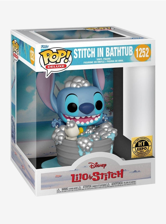Lilo & Stitch - Stitch in Bathtub (Hot Topic Expo 2022) #1252 - POP!