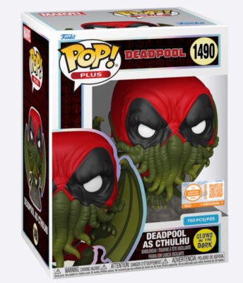 Deadpool - Deadpool as Cthulhu (Limited Edition Grail GITD) #1490 - POP!
