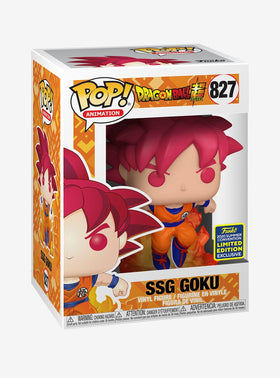 Dragon Ball Super - SSG Goku (Funko 2020 Summer Convention Exclusive) #827 - POP!