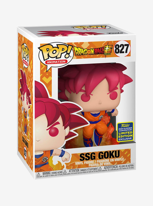 Dragon Ball Super - SSG Goku (Funko 2020 Summer Convention Exclusive) #827 - POP!