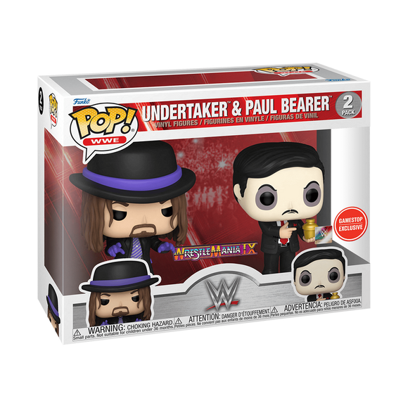 Undertaker & Paul Bearer 2 Pack (GameStop Exclusive)  - POP!