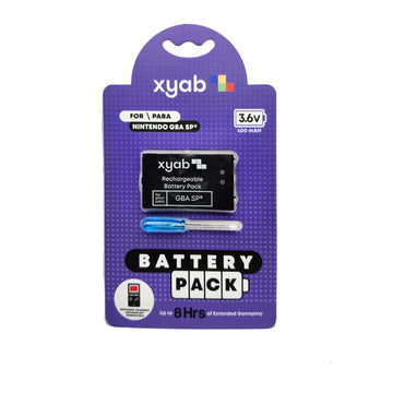 Xyab - GBA SP Rechargable Battery 400MAH - 0
