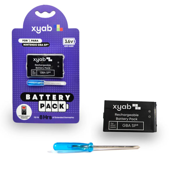 Xyab - GBA SP Rechargable Battery 400MAH