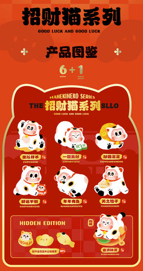 THE SLLO Manekineko Series Trading Figure Blind Box - Chosen at Random - 0