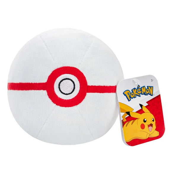 Jazwares Pokeball Plush 5" - Premier Ball