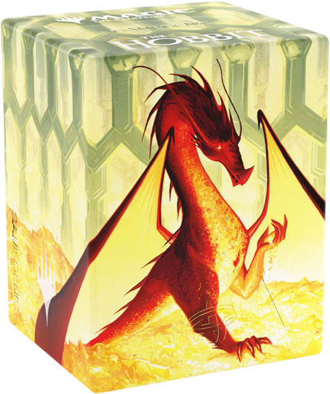 Magic: The Gathering The Hobbit Bastion 80+ XL Deck Box - Smaug The Golden - GameGenic Deck Box