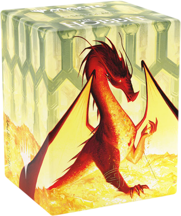 Magic: The Gathering The Hobbit Bastion 80+ XL Deck Box - Smaug The Golden - GameGenic Deck Box