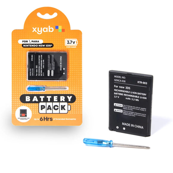 Xyab - New Nintendo 3DS Rechargable Battery