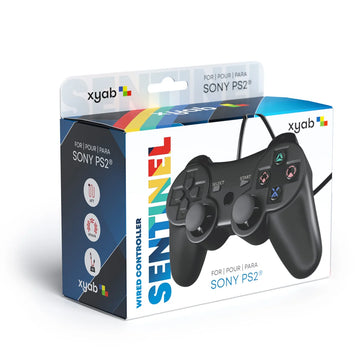 Xyab PlayStation 2 Wired Controller - Black - 0