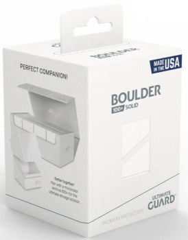 Ultimate Guard Boulder 100+ Solid Deck Box White