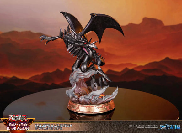 Yu-Gi-Oh! Red Eyes Black Dragon Black Edition Statue
